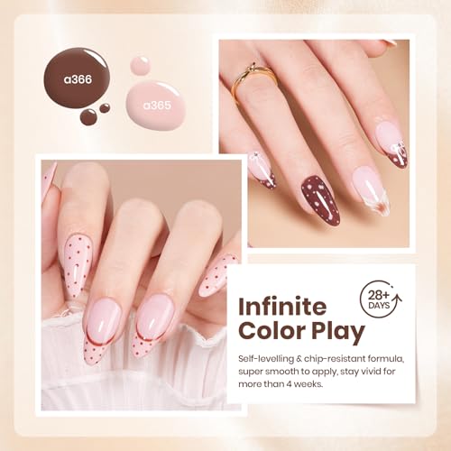 Image of Beetles Nude Gel Polish Set, Skin Tones Collection, 6 Colors