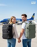 SZLX Plecak Próżniowy Bagaż Podręczny Dla Kobiet, Plecak Z Poduszką i Systemem Próżniowym Do Podróży, Plecak Podróżny Ryanair W Rozmiarze Kabinowym Z Pompką, Wodoodporna Walizka Próżniowa Dla Mężczyzn