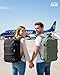 Imagen de SZLX Mochila al Vacio con Bomba Equipaje de Mano 40x30x20 Ryanair Vueling Wizzair Easyjet Mochila Viaje Cabina Avion 40x30x20 Ryanair Mujer Mochila de transporte Impermeable para Computadora Portátil