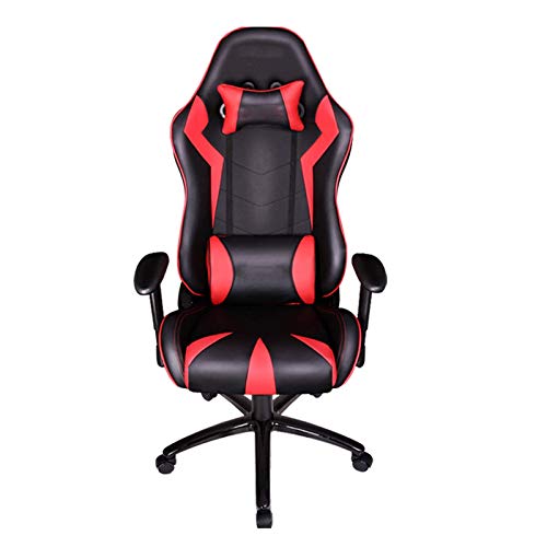 Gaming Chair Ergonomic Gaming Chair Style Office Chair PU Leather High Back Racing Computer Chair (Color : Black-Red)