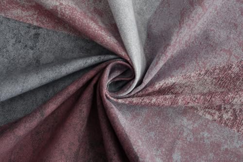 Image of Mafatlal 186 TC Cotton Bedsheet King Size | 108 x 108 Inches | Soft Cooling Summer Bedding | Breathable Skin Friendly Fabric with 2 Pillow Covers | Autumn Delight | Rose Wine