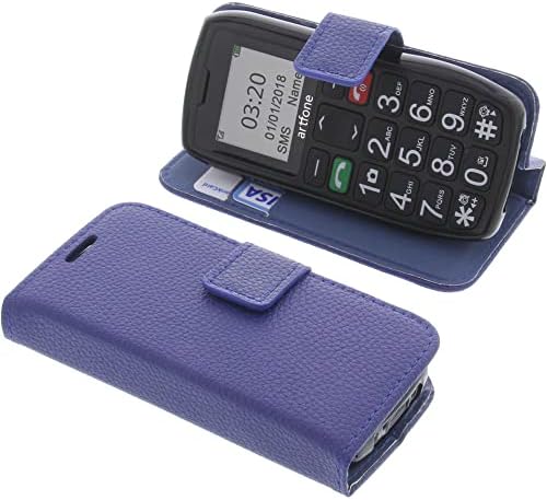 Appareil Diabete Glycémie Test Foto-kontor Étui Compatible Avec Artfone C1 Protection Book Style Case Housse Portefeuille Pour Pochette Libre Ouverture