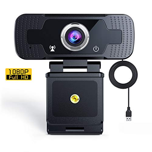 Webcam 1080P HD Live Streaming Webcam USB Plug and Play Web Camera