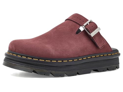 Image of Dr. Martens Unisex Zeb Zag Mule Cherry Red Men 8 /Women 9 Medium