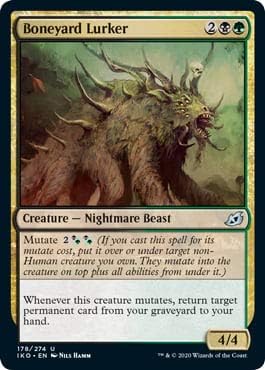 Magic: The Gathering - Boneyard Lurker - Foil - Ikoria: Lair of Behemoths
