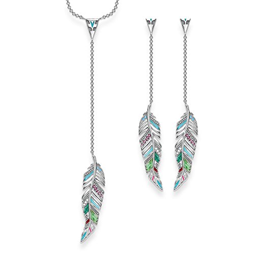 Preisvergleich Produktbild Thomas Sabo Damen-Schmuck-Sets Silber_vergoldet SET0535-340-7-L45v