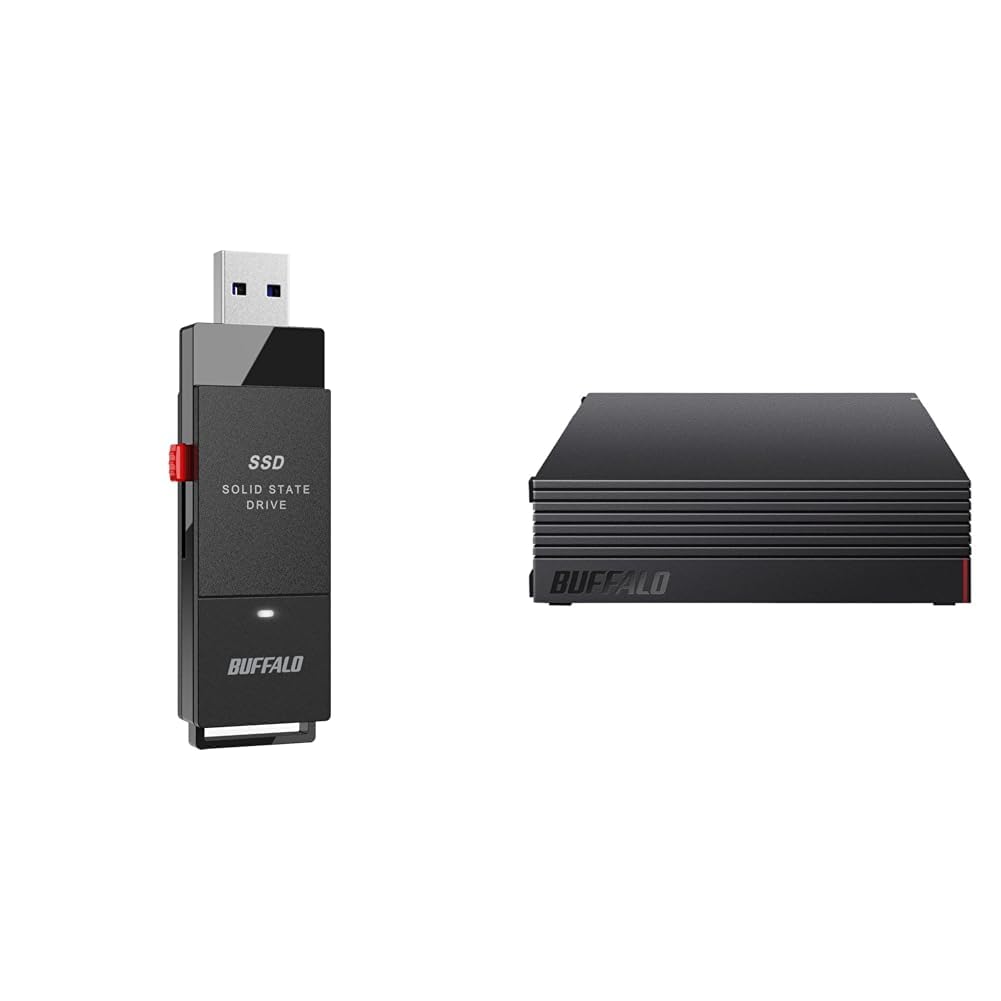 Amazon | 【2点セット【Amazon.co.jp限定】】バッファロー SSD 外付け