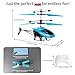 Remote Control Helicopter, Gesture Sensing Indoor Flying Helicopter Toys,RC Airplane for Teenages with 10Mins Flight, RC Helicopters for Kids with Light,Birthday Gifts for Boys and Girls (Blue)