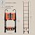AOPENG Telescoping Ladder,8.5FT Quick Folding Aluminum Extension Ladder for RV/Home/Outdoor, 330lbs Max Load