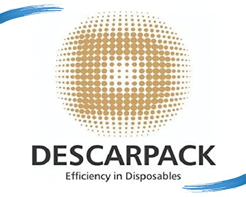 Luvas Nitrílica Preta Descarpack Tamanho M Descartável Sem Pó 100 Unidades