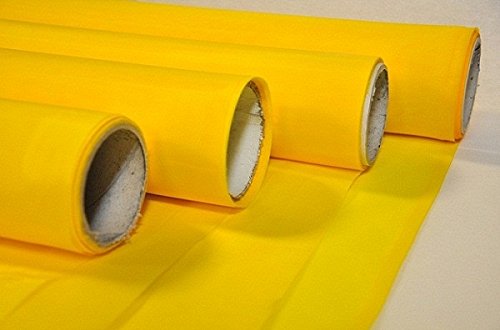 Screen Printing Mesh 380 (32.5 inches x 1 yard) yellow mesh