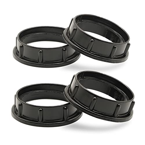 Light Socket Shade Rings,Aluminum Threaded Socket Ring For Medium Base E26 Sockets,Retaining Rings For Glass Lamp Shades/Light Fixtures,Lock Thread Diameter 1-1/2 Inches #TOP4