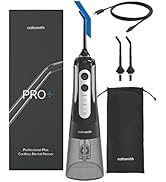 Caresmith Pro+ Cordless Oral Power Flosser | 4 Modes with Adjustable Water Pressure Power | 300 m...