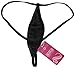 Deargirl Tear Drop G-String Bottom (2XL (FITS Most L to 2XL), Black Cotton)