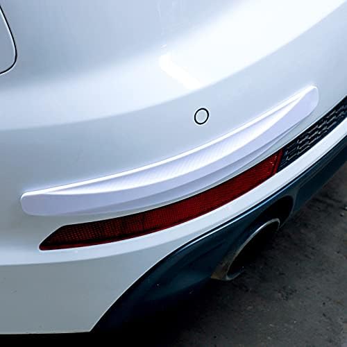 Miniatura 6 de BetterJonny Protector universal de fibra de carbono para parachoques de esquina, 4 tiras de goma anticolisión para la mayoría de los automóviles