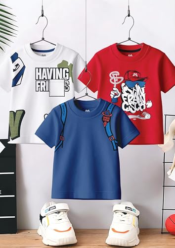 Image of GRAND MAX Boys' T-Shirt Combo Pack of 3