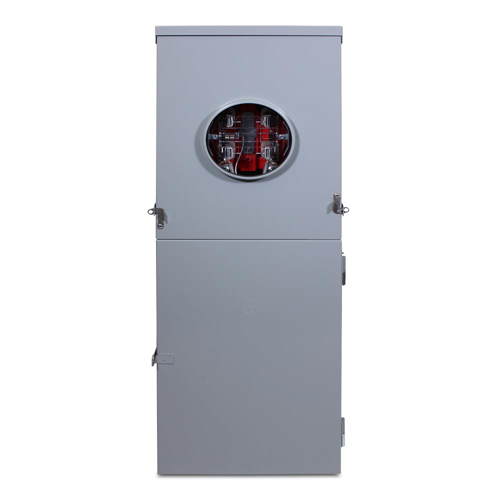 Condition photo showing New/Like New for abb tsmb2020cscu main breaker meter combo 200a ringless lever bypass load center 1p3w 120/240 vac 22 kaic outdoor mount panel easy wiring & installation ul listed & ansi certified