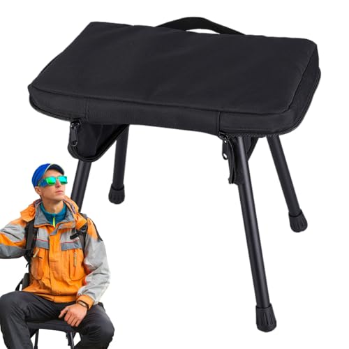 Silla de viaje,80 kg Capacidad máxima de carga al aire libre Silla ligera | Silla de camping plegable | Para Senderismo Viajar Picnic Jardín Exterior Terraza
