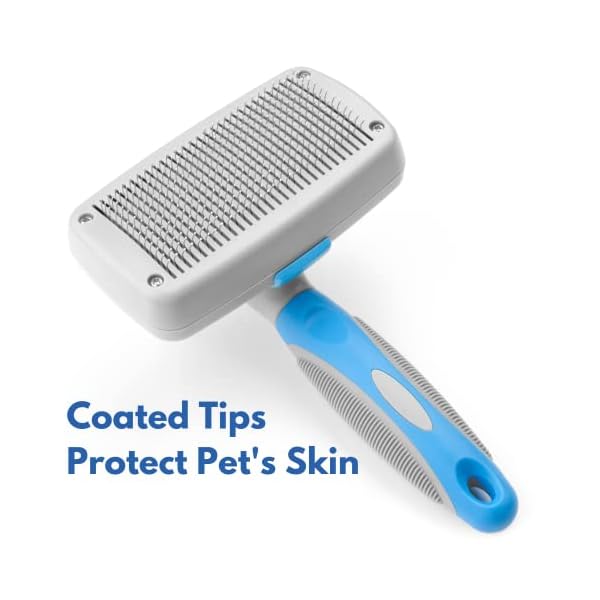 Freshly Bailey Self Cleaning Slicker Brush For Dogs and Cats – Top Slicker Dog and Cat Brush – Effective, Comfortable, and Super Easy to Clean – Perfect For Grooming Your Dog and Medium to Large Cat Freshly Bailey Self Cleaning Slicker Brush For Dogs and Cats – Top Slicker Dog and Cat Brush – Effective, Comfortable, and Super Easy to Clean – Perfect For Grooming Your Dog and Medium to Large Cat