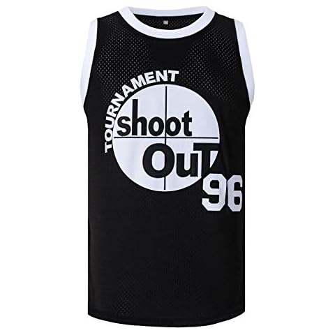 Men Basketball Jersey #96 Birdie Tournament Shoot Out Sports Shirts - Black - XXXL Cover
