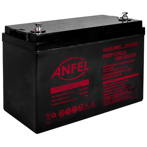 Batteria AGM Deep Cycle 12V 100Ah