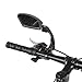 Zerone 360 Degree Adjustable Rear Mirror, Easy Install &, Reflect Light for Safe Cycling with 21-26mm Handlebars, Plastic + Resin, Black (Left Rearview Mirror (HF-MR080L))
