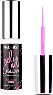 KIARA SKY Gel Paint Glow Art Liner 0.25 fl oz |Love Hertz (fuschia & electric peach)