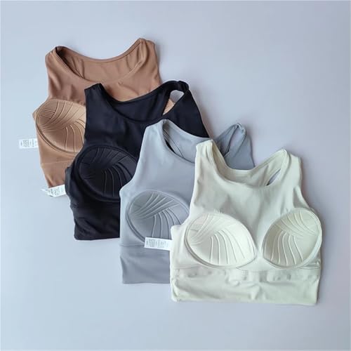 Sujetador deportivo mujer con almohadilla ropa interior transpirable fitness y yoga 3