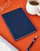 Q-Connect Dark Blue Feint Ruled Casebound Notebook 192 Pages A5