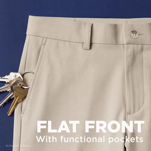 Image of Haggar Sport Men's Travel Performance Pant, Straight Fit