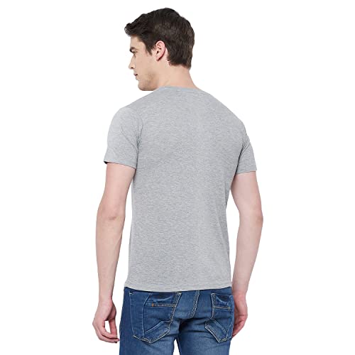 Image of Duke Stardust Men Half Sleeve Cinnamon Cotton T-Shirt