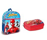 SPIDERMAN Rucksack - 31x25x10 cm + Snackbox SPIDERMAN 16x13x6 cm. Die ideale Kombination, um die neue Saison mit ihrem notwendigen Start zu beginnen. In dem Bild des großen Sterns vergöttert Jungen Die Abenteuer eines jungen Teenagers, Peter Parker, der seine Superkräfte entdeckt, und die großen Aufgaben, die sie beinhalten. Wir haben auch in unserem Shop, Decke Spiderman, Fleece-Decke Spiderman, Rucksack Spiderman, Maske Spiderman, Spielzeug Spiderman, Teller Spiderman, Handtuch Spiderman, Spid