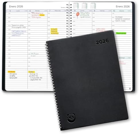 Smart Panda 2026 Diary with Week to View – A4 2026 Week to View –...