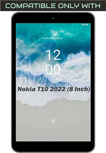 Image of Screen Guard Compatible With Nokia T10 2022 Tab (8 inch Inch Tablet) Flexible Fiber Screenguard Not a Tempered Glass Screen Protector
