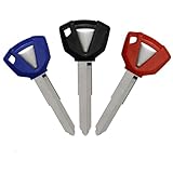 iTobest Motorcycle Blank Key Compatible with Ninja 400 650 1000 Versys650 ER6N 1000 Vulcan Nomad KLR KLX ZX-6R ZX-10R ZX-14R Z 400 900 1000 Replacement for Blank Key