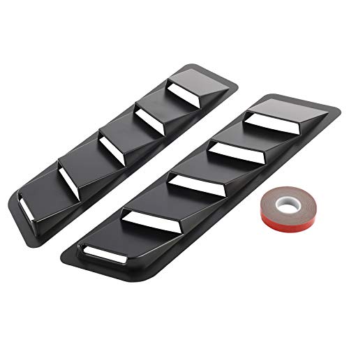 Novelbee 2 Pack Of Universial Car Hood Vent Air Flow Intake Side Scoop Cover (Left + Right) #TOP4