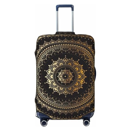 Mandala Print Luggage Suitcase Cover Protector Luggage Washable Covers With Concealed Zipper