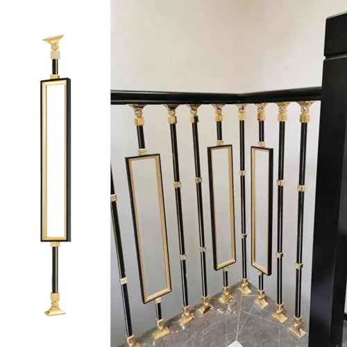 Balaustres de escalera metálicos ajustables y columnas decorativas para reformas