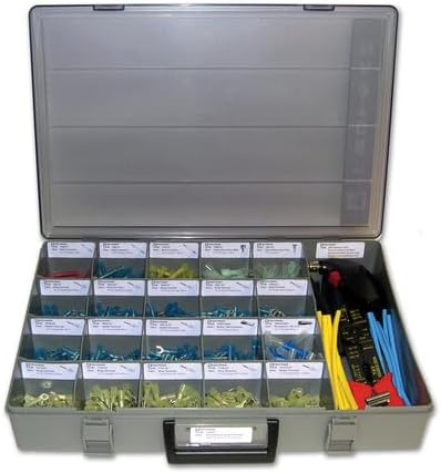 Tectran CAB13 Storage Container for Heat Shrink Wire Terminals and Tubing Assortment