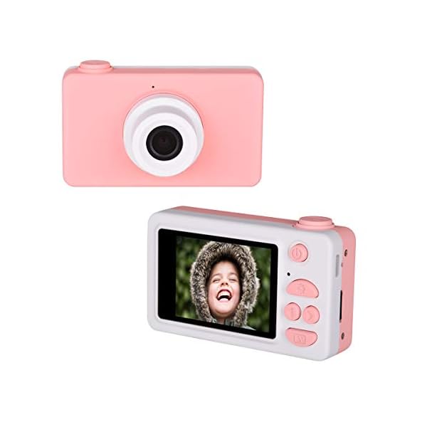 Upgrow Kinder Kamera Niedlich Digital Kamera 2.0 Zoll LCD Display, HD 1080P Kamera für Kinder mit Cartoon Aufkleber… – Bild 6