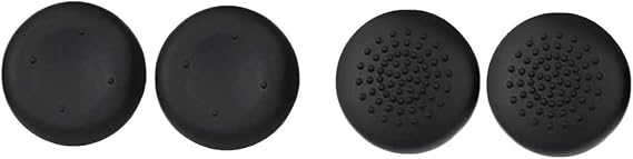 4pcs Thumb Grip Caps for ROG Ally X Gaming Console, Silicone Thumbsticks Grip Joystick Keycap Cover Controller Stick Button Protector for ROG Ally X Handheld Console Accessories