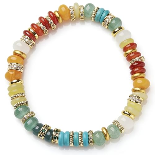 Bracelet pierre naturelle dopamine pour femme mode naturelle et tendance
