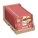 RITTER SPORT White Speculoos, Cioccolato Bianco Ripieno, 11 Pezzi da 100 g