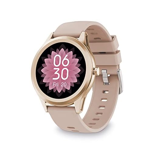 KSIX Globe Reloj Inteligente Multideporte, Smartwatch Táctil 1,28", Bluetooth, Notificaciones, Localizador, Pulsera de Actividad con Podómetro, Pulsómetro y Oxígeno en Sangre, App Propia, Rosa