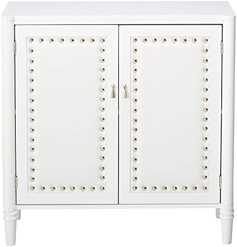 Kings Brand Furniture 2 Door Entryway Console Table Accent Cabinet, White, White #TOP3