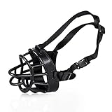Cesta de silicona flexible: material suave y duradero. Permite al perro beber agua, comer libremente.