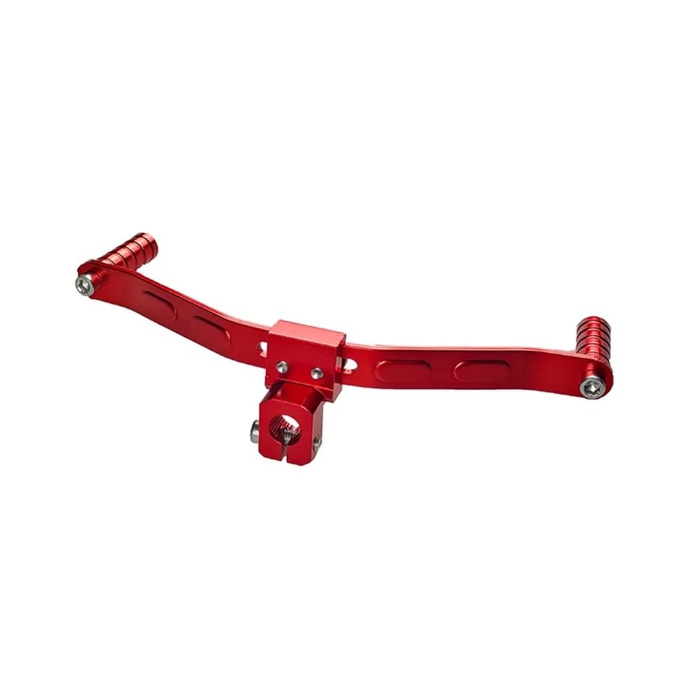 Cvgmsrgset Red Gear Shifter Shift Lever 1Pc Motorcycle Universal Double-Headed Gear Shift Lever Aluminum Alloy Footrest Pedal Shifter