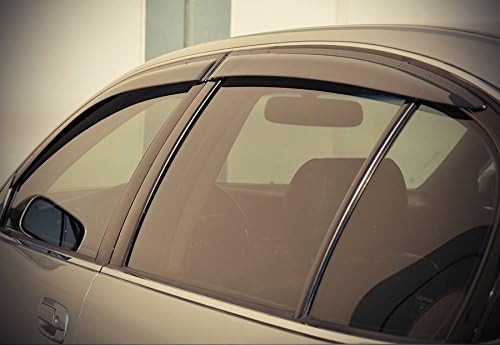 WellVisors Window Visors Wind Deflectors Compatible with Lexus 1998-2005 GS300 GS400 GS430 Premium Series Rain Guards 3-847LX003