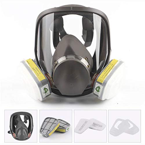 ONEWDJ, full face gas mask, eye mask, respiratory protection, industrial dust mask, wide