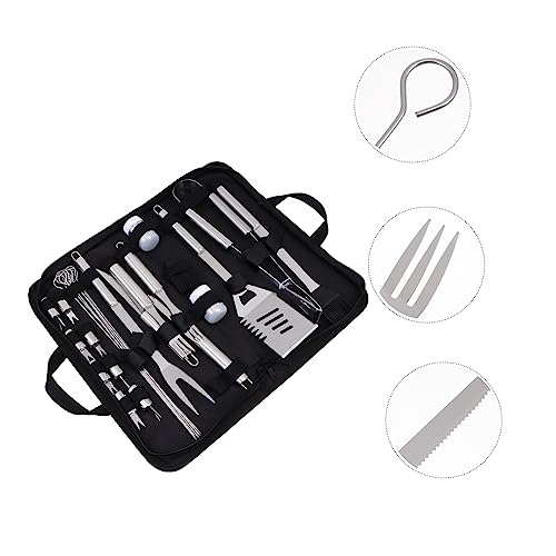 Yardwe 1 Conjunto Conjunto De Ferramentas Para Churrasco Jogo De Utensílios Jogo De Ferramentas Kit